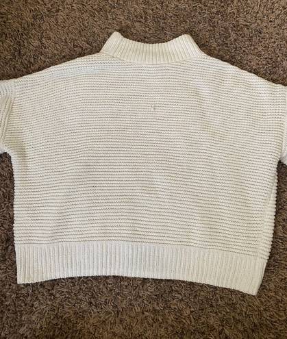 Hollister White Sweater