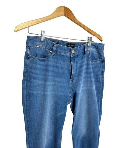 Talbots  Womens Denim Jeans Straight Leg Crop Blue Womens Size 10 Stretch