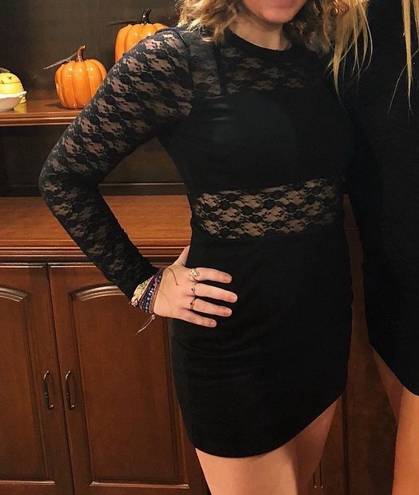 Bebe Black Mini Dress