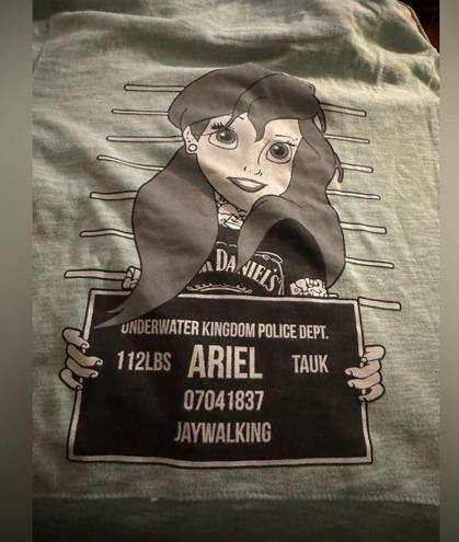 Twisted  Punk Disney Ariel Little Mermaid Mugshot Hoodie, Dead Generation, GUC