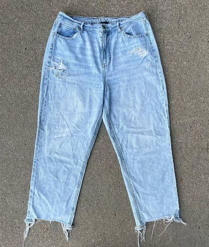 American Eagle  comfort stretch waistband highest rise 90s boyfriend jeans 16 REG