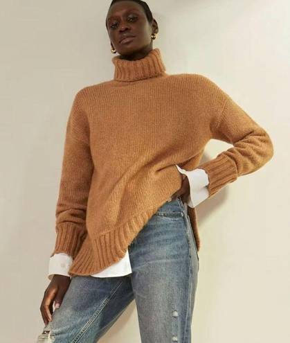 Everlane  The Cloud Oversized Turtleneck in Heathered Chai Medium New Sweater