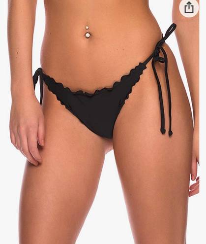 Relleciga Women's Wavy Tie Side Brazilian Bikini Bottom