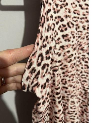 n:philanthropy  Belle Pink Leopard Sleeveless Bodysuit