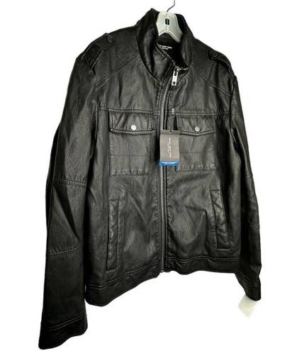 Marc New York  Black Vegan Leather Jacket nwt