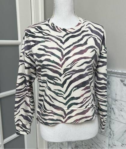 Rails  Marlow Tiger Stripe Pullover Sweatshirt XS