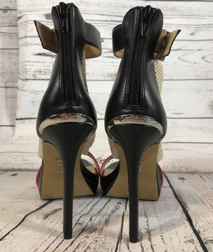 Juicy Couture  Sex in the City Heels pink, nude & black size 7