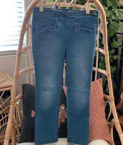 Pilcro and the Letterpress  Anthropologie High Rise Crop Denim Legging Jeans - 28