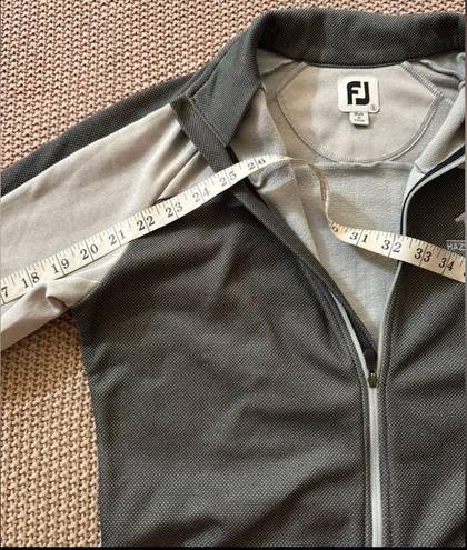 FootJoy  Golf Jacket Womens  Full Zip Mock Collar Thumbholes Hazeltine Logo Sz S