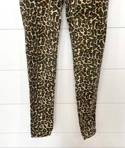 We The Free Free People  Leopard Print High Waisted Pants Size 24