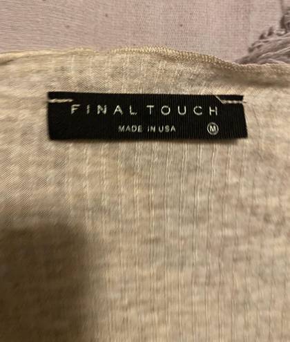 Final Touch tie front top