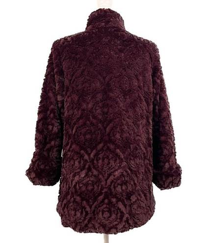 Dennis Basso NWOT -  Rosette Faux Fur Coat - Size S