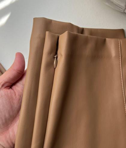 Ann Taylor Tan Leather Pants