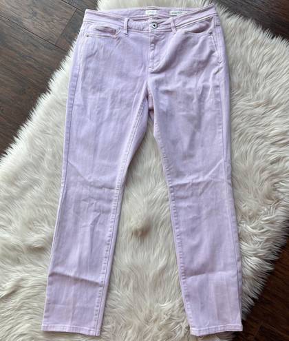 J.Jill Authentic Fit Slim Ankle Lavender Jeans