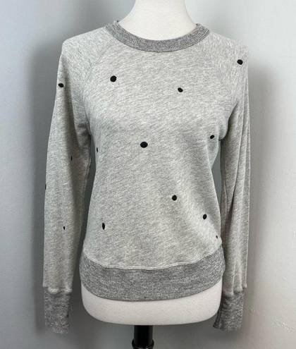 n:philanthropy NEW  Polka Dot Sweatshirt Heather Gray Small