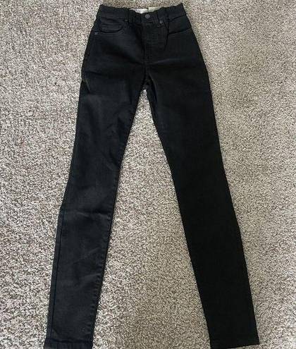 Everlane  NWT Black The Authentic Stretch High Rise Skinny Jeans Black NWT 23 Reg