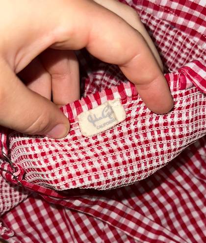 John Galt Gingham Crop Top