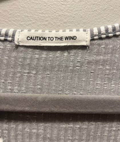 Caution to the Wind Grey dress