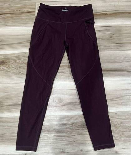 Sweaty Betty  The Power Maroon 7/8 Leggings Women’s Small