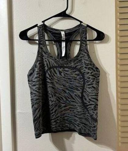 Lululemon  Swiftly Tech Racerback Tank 2.0 Size 6 Primal Clash Grey