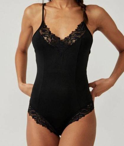 Free People  - Intimately FP Wild Bunch Bodysuit in Black Size S