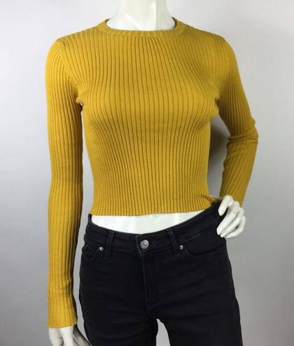 SEEK the Label  Ribbed Long Sleeve Top Size M