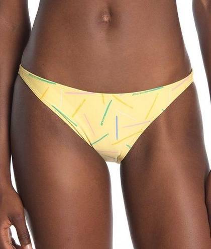 ONIA NWT  Ashley yellow dash honey bikini bottoms