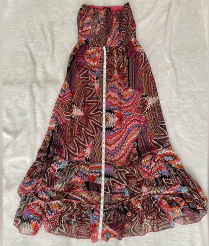 Fun & Flirt  Summer Hi-Low Maxi Dress Size Medium. Preloved gently worn.