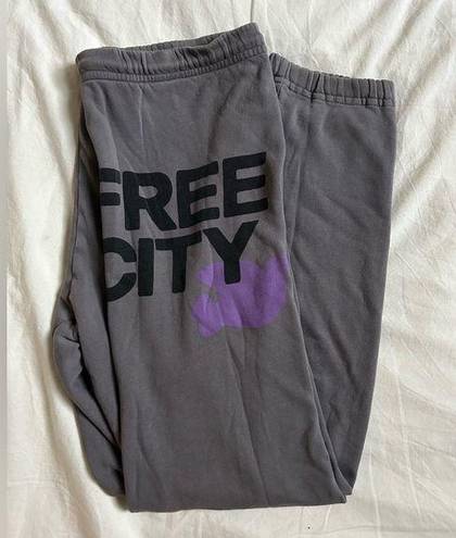 Free city sweatpants Gray Size XS