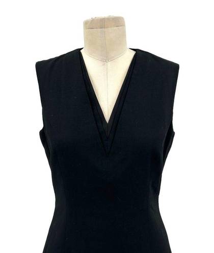 Ted Baker  Saloted Fitted Dress With Contrast Neck Black Size 2 / US 6