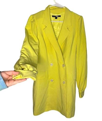 Black Halo  Mellow Yellow Olympia Blazer Mini Formal Dress sz 8