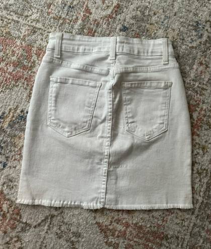 Lulus White Denim Skirt