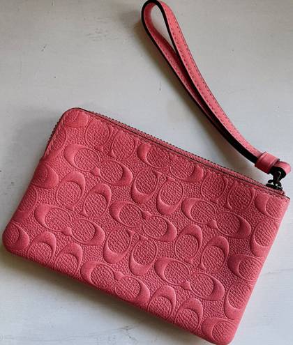 Coach Hot Pink Wristlet / Wallet