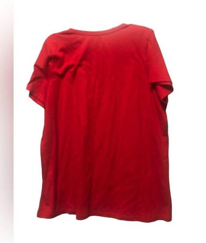 Lane Bryant  Red Game Day Tee Size 18/20