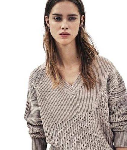 All Saints Meller Jumper in Sandstone Pink XS