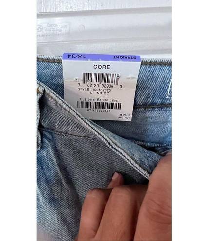 INC  INTERNATIONAL CONCEPTS LT INDIGO WOMENS JEANS SIZE 18/34 NEW P1-158