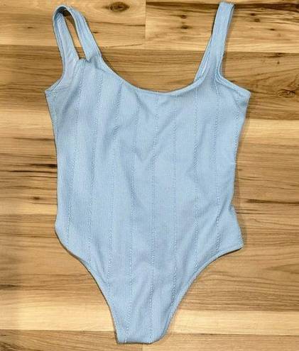 Aerie  One Piece Cheeky Bathing Swim Suit Swimsuit Blue Women’s Large