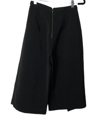 Keepsake  The Label NWT All I Want Layered Culottes Wide Leg Trouser Black Size S