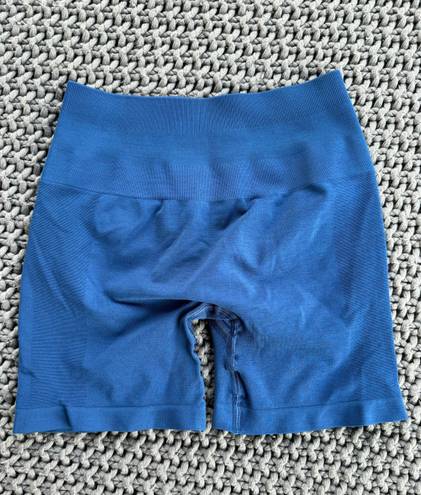 Alphalete AMPLIFY SHORT 4.5" Women's Seamless Scrunch Short Sapphire XL