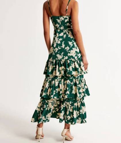 Abercrombie & Fitch Ruffle Tier Maxi Dress