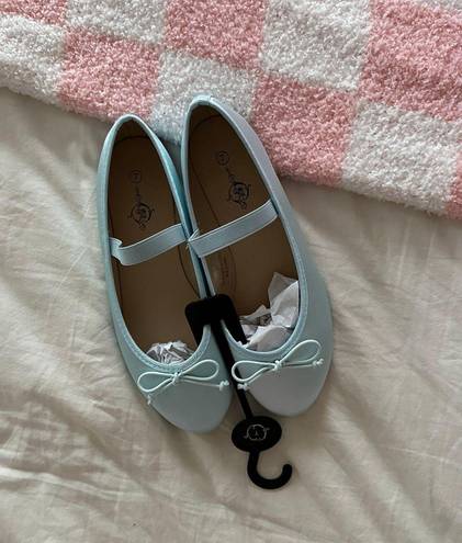 Baby Blue Ballet Flats Size 8