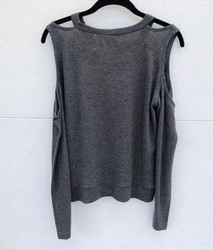 Good American The Cold Shoulder Sweater