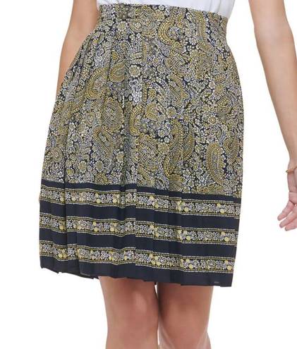 Tommy Hilfiger  Paisley Knee Pleated Skirt, Size 12, New with Tag