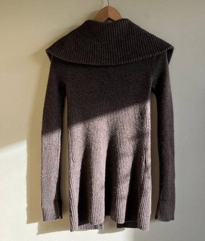 Vince  Merino Wool Baby Alpaca Brown Cardigan Sweater Collared Womens Size XS