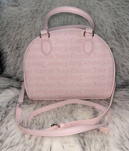 Juicy Couture NWT  Gothic Dots Powder Blush Flawless Dome Satchel