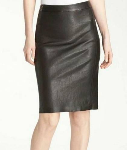 Vince , 100% leather black, pencil skirt women’s size 6