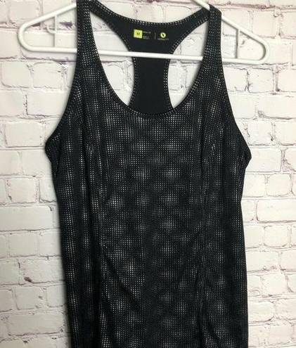 Xersion  Womens Sporty Athletic Racerback Black Workout Tank Size M