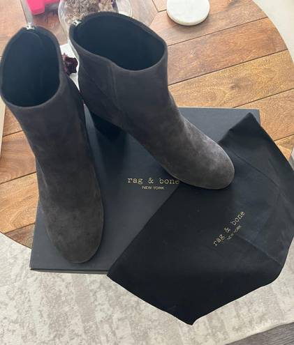 Rag and Bone  Drea Boot in Asphlt Suede NWT