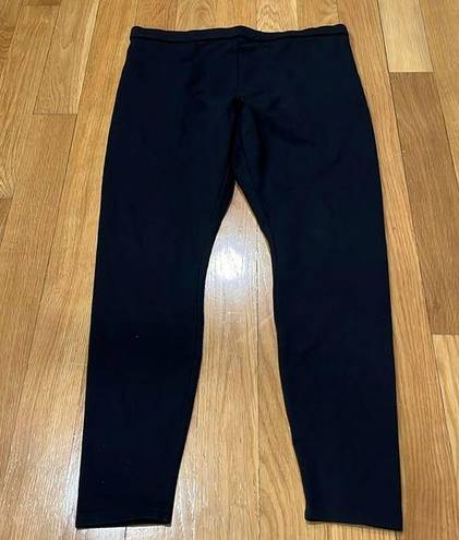 Lands'End Lands’End women’s black leggings size medium 10-12 .