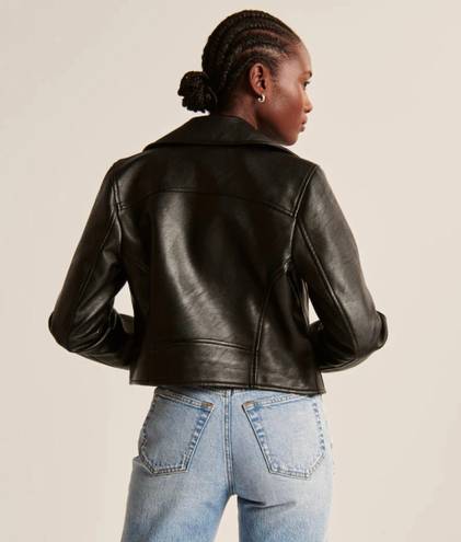 Abercrombie & Fitch Aberocrombie Vegan Leather Jacket